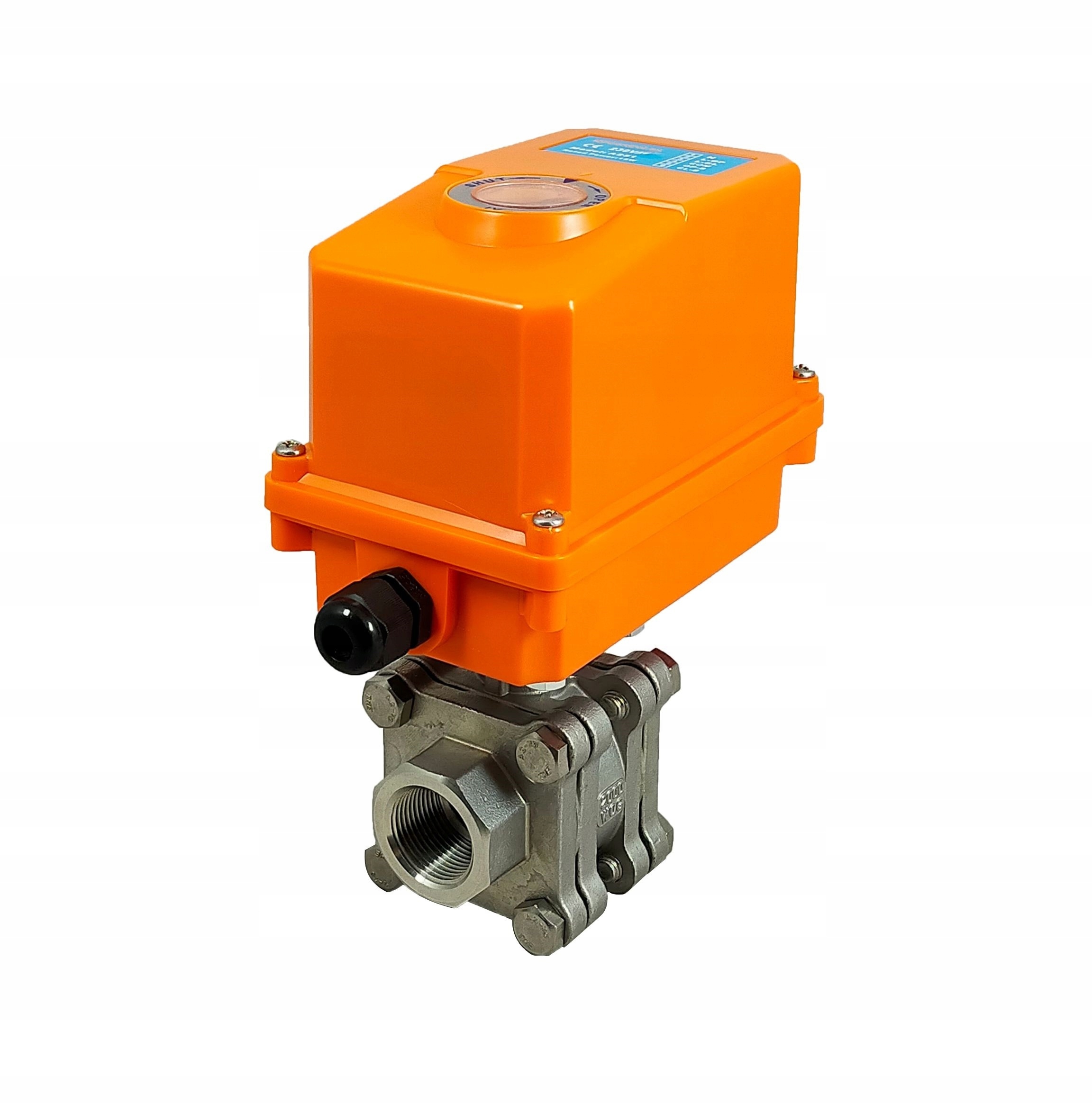 Elektrozawór kulowy wysokociśnieniowy 3/4 cala DN20 PN125 siłownik A251
