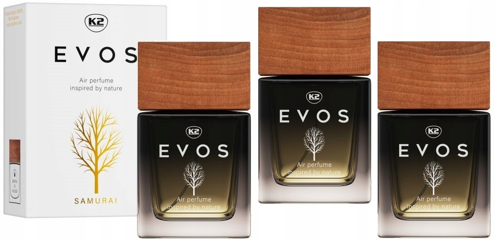 K2 EVOS SAMURAI PERFUMY 50ML DO SAMOCHODU AUTA