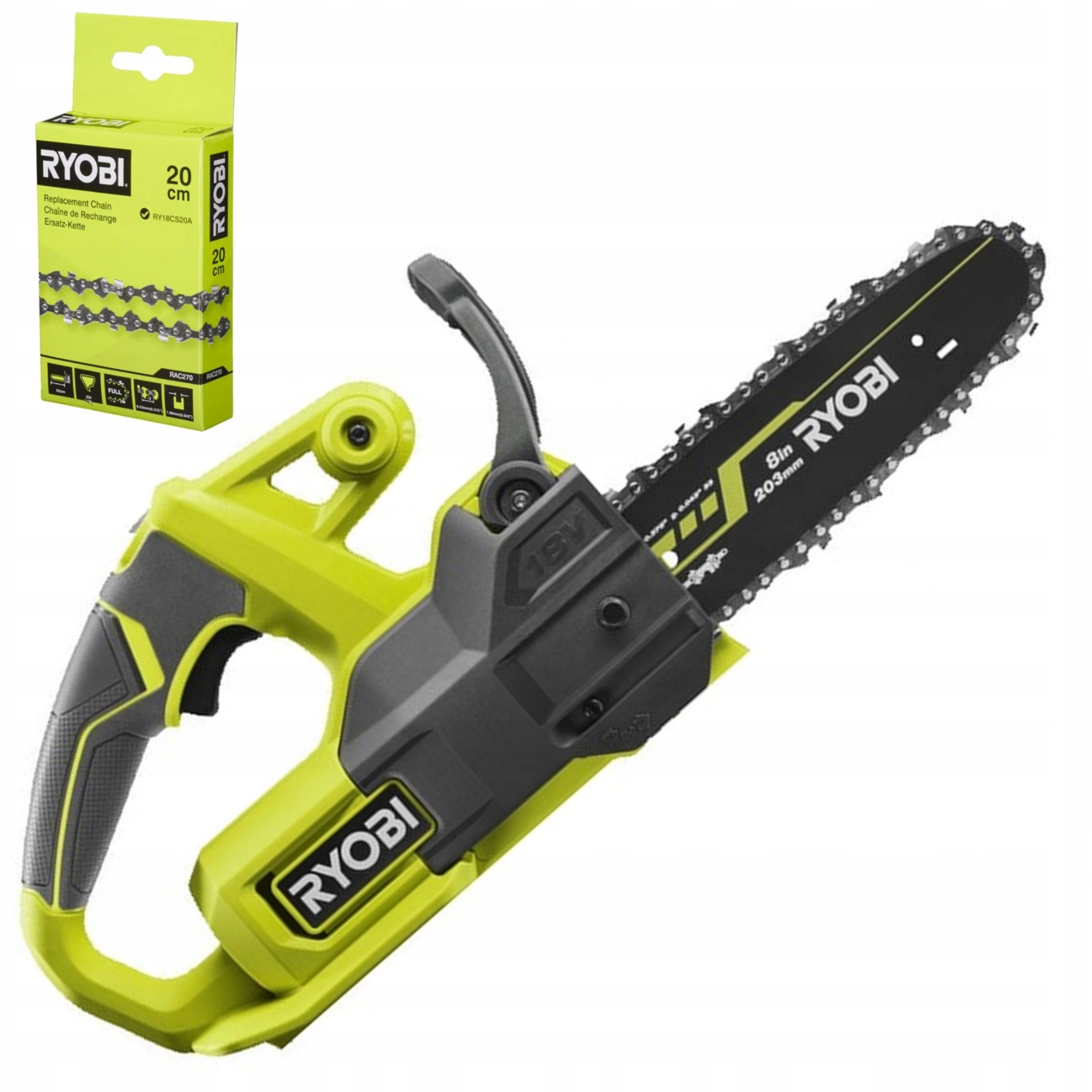 Ryobi Řetězová pila 18V RY18CS20A-0 Ryobi Řetěz 20 cm pro RY18CS20A