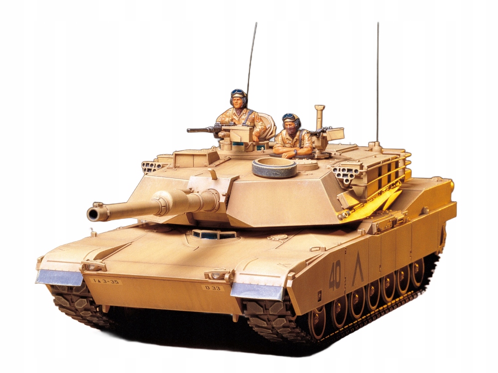 Tank M1A1 Abrams model 35156 Tamiya