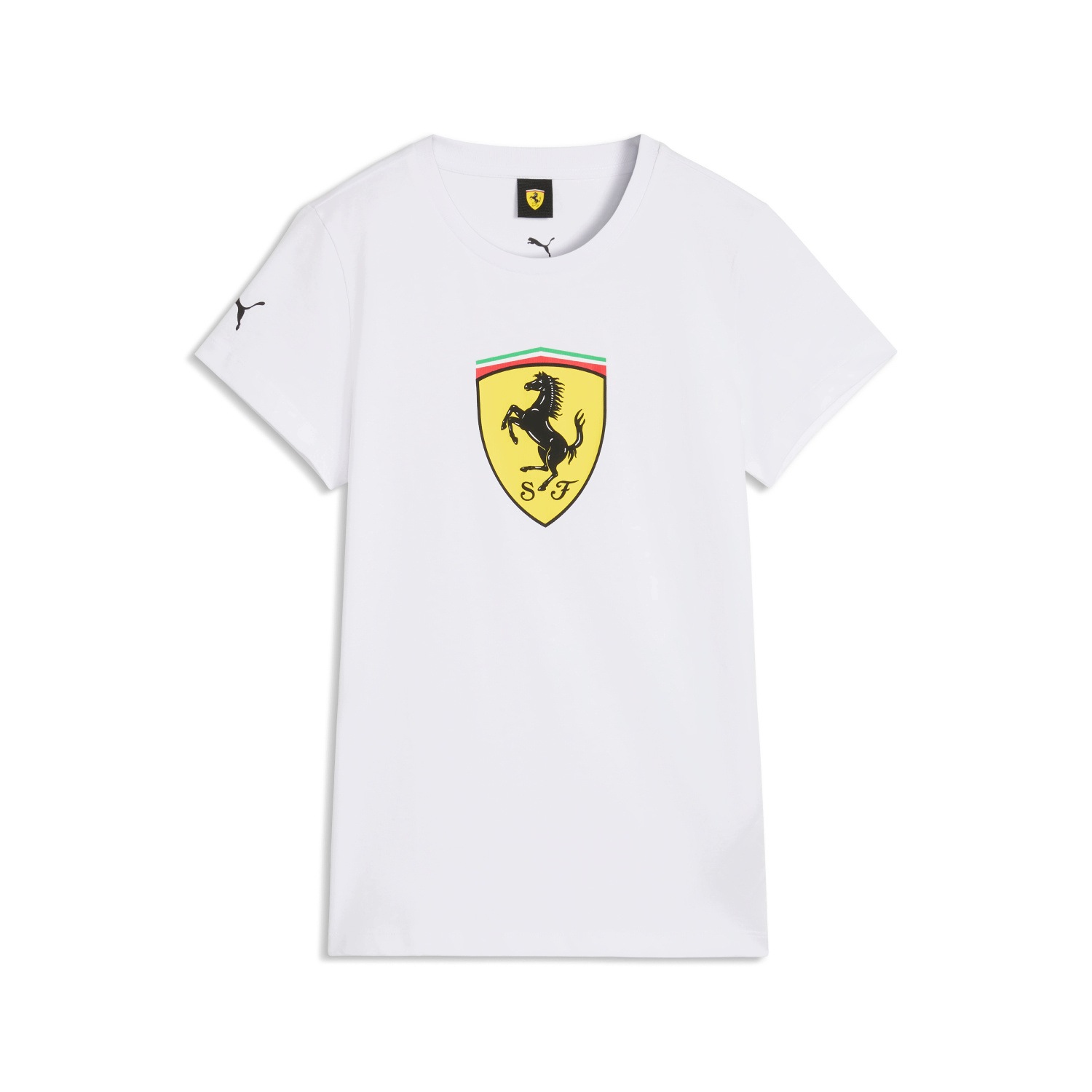 Tričko Large Logo Scuderia Ferrari F1 2026 bílé