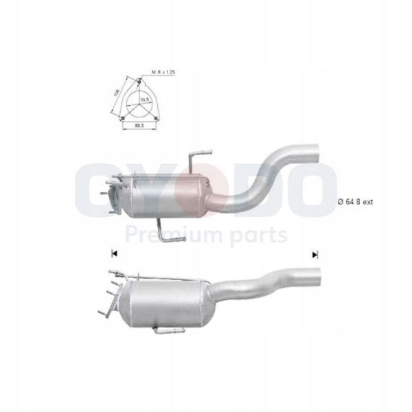 фильтр твердых частиц Audi Q7 06-10