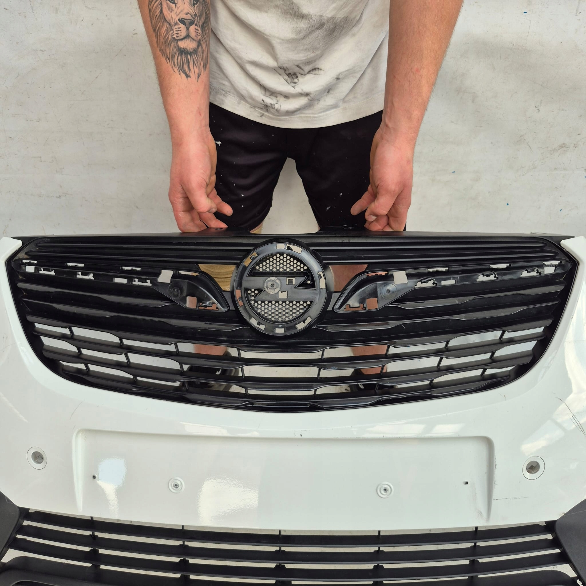 OPEL CROSSLAND X 17-20 bumper front front PDC