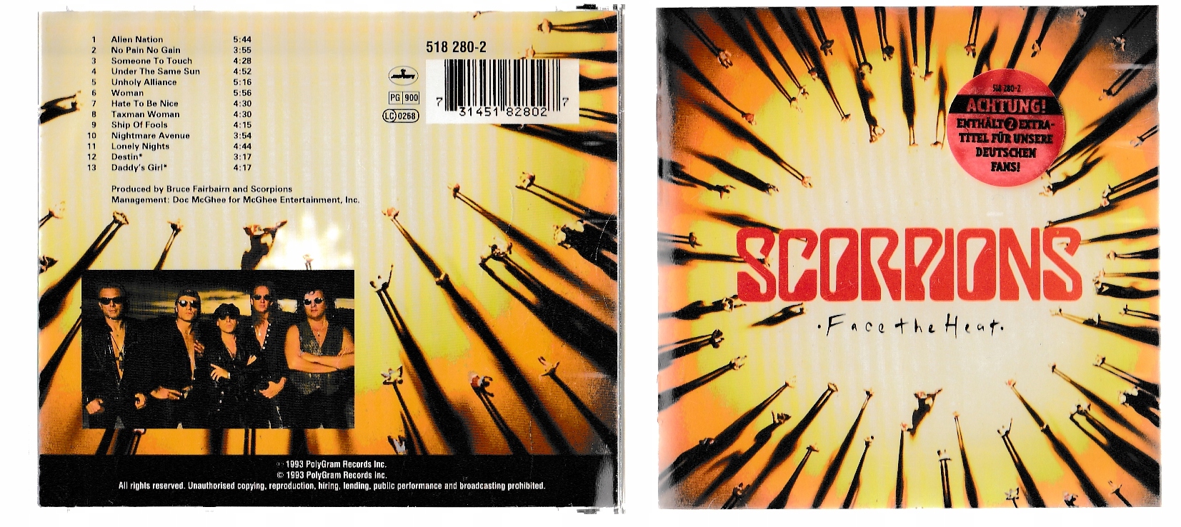 CD Scorpions Face The Heat I Wydanie ___________ 13168899233 Sklepy