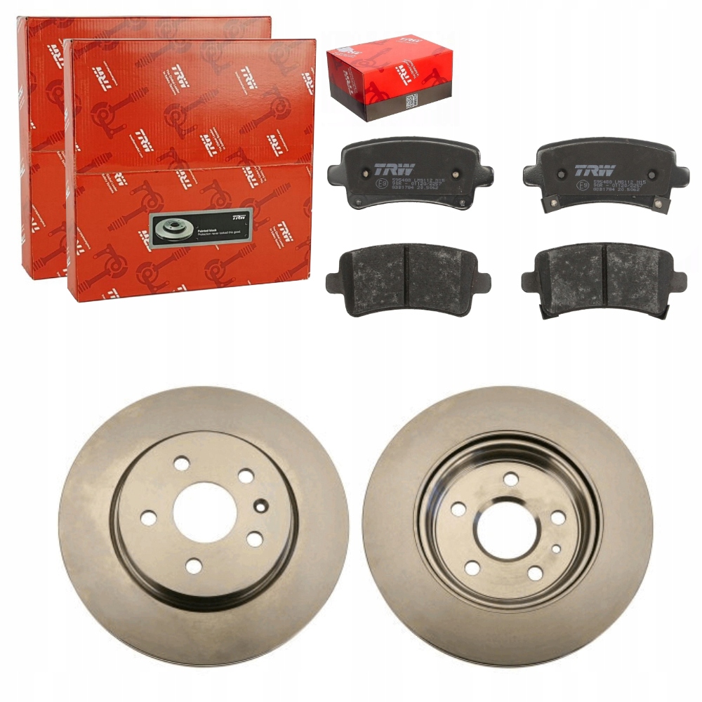 DF6112 - TRW ДИСКИ + КОЛОДКИ ЗАДНІ OPEL INSIGNIA A SAAB 9-5