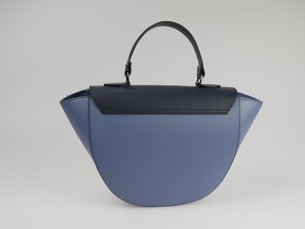 VERA PELLE ITALY Elegancka torebka modny kuferek Marka Vera Pelle