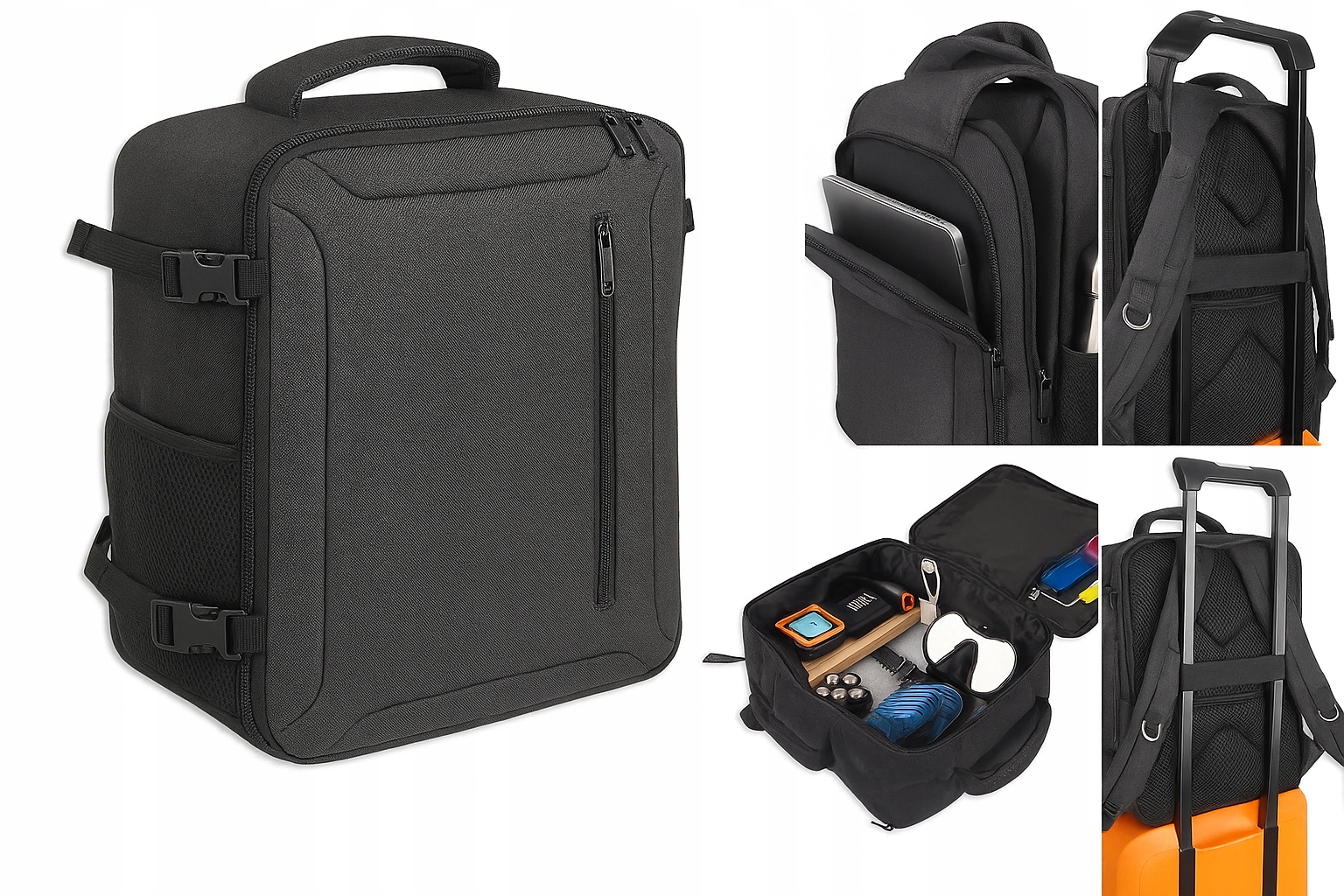 Batoh Do Letadla Ryanair Wizzair Příruční zavazadlo 40 x 30 x 20 cm Kabinový