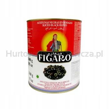 Figaro Černé Olivy Krájené 3000 G/1560 G