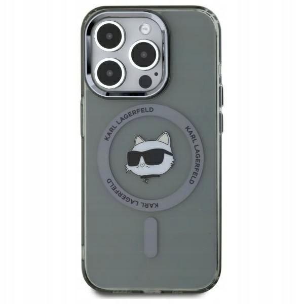 Karl Lagerfeld KLHMP15XHLSCHK iPhone 15 Pro Max 6.7" czarny/black hard