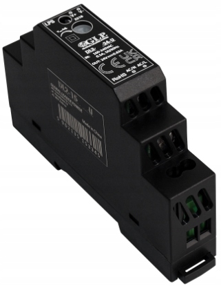 Zasilacz Impulsowy Stałonapięciowy Ac/dc Szyna Din TS35 15W 1A 15V Glp