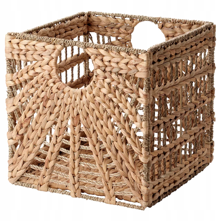 Ikea krabička Drona/lustigkurre vložka do regálu 32x33x32 koš tráva přírodní