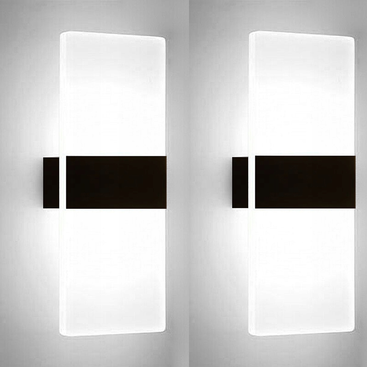 2x 12W Led nástěnné svítidlo Nástěnná lampa do interiéru Moderní 6000K