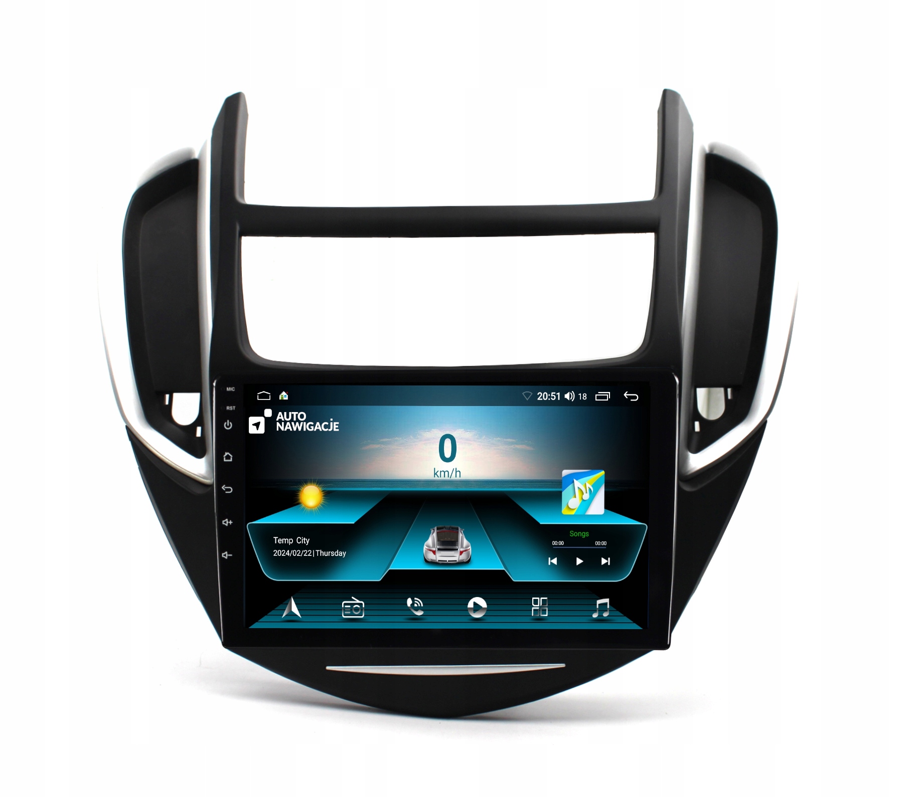 Gps Navigace Chevrolet Trax 2013-17 Android