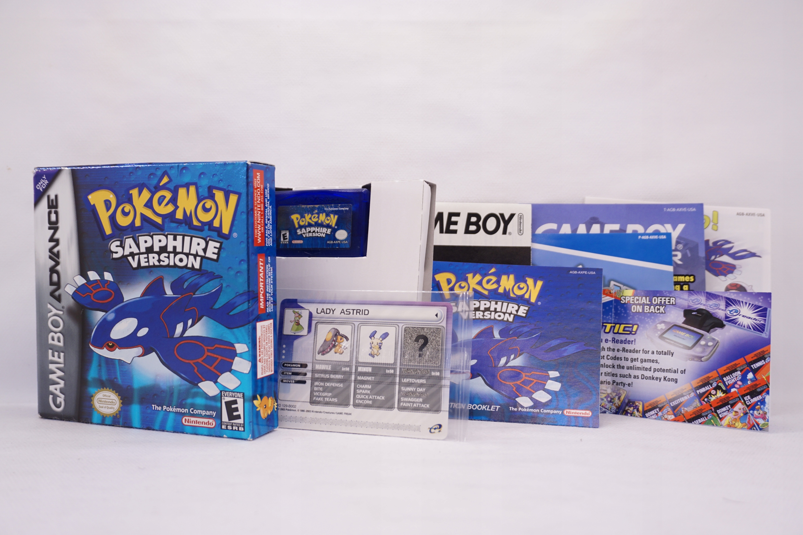 Pokemon Sapphire Version Nintendo Game Boy Advance Wydawca Nintendo