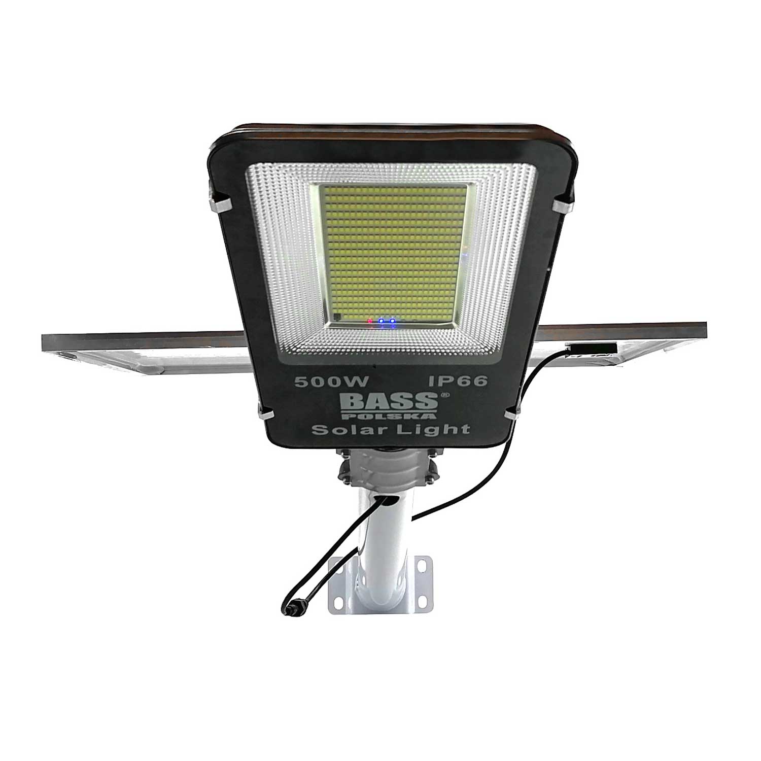 Lampa solarna, zewnętrzna, z pilotem Zasilanie solarne