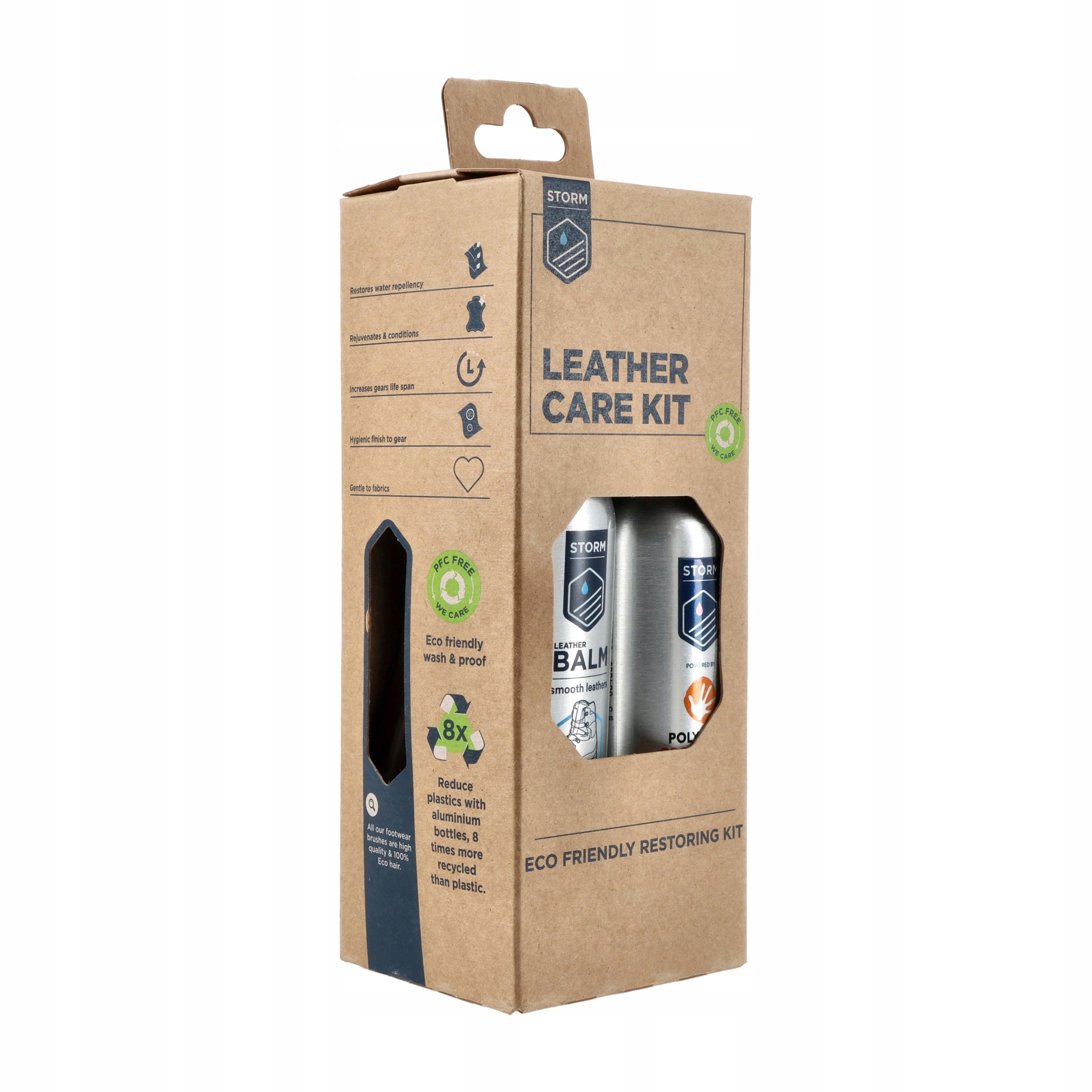 Sada pro péči o koženou obuv Storm Leather Care Kit