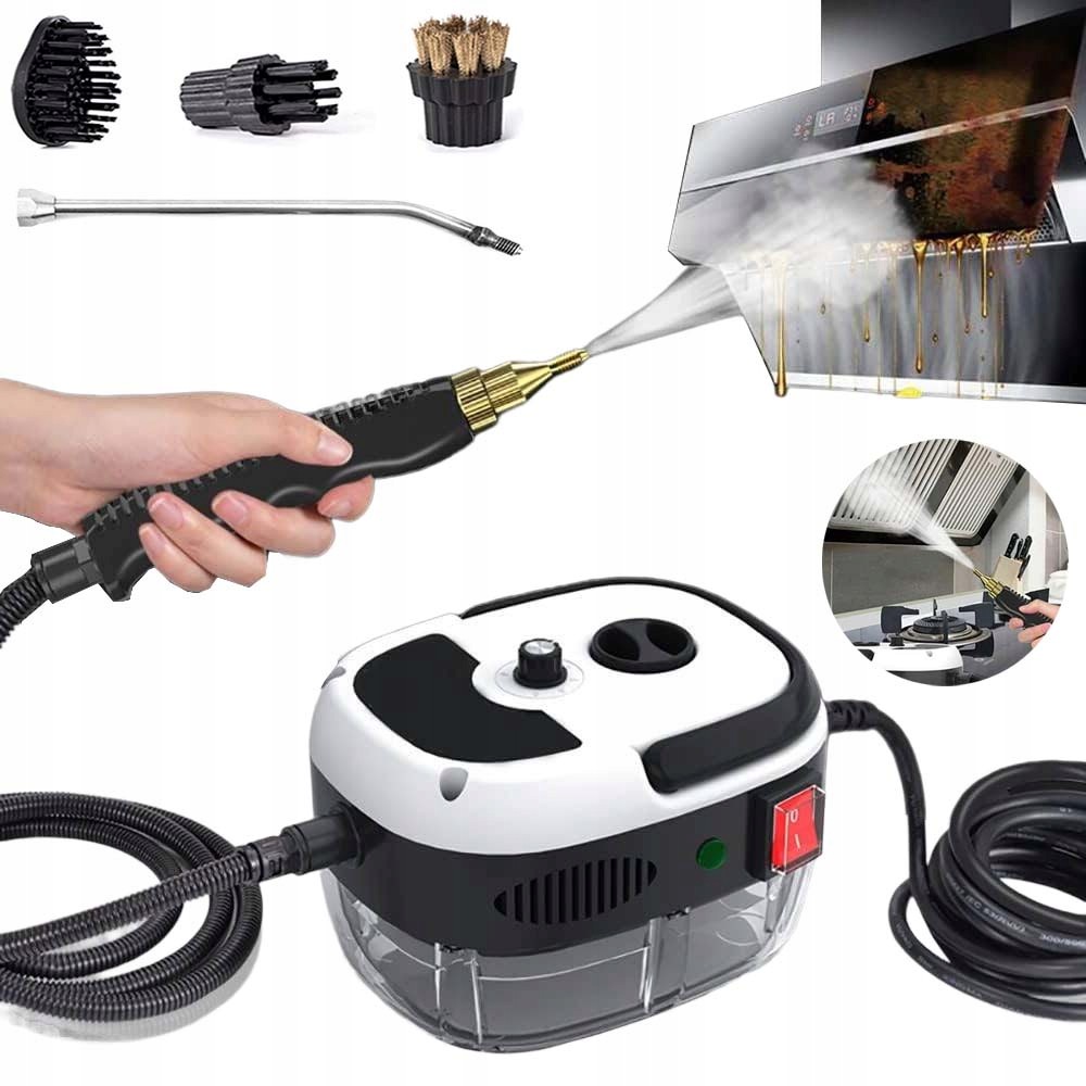 Parní Čistič 2500 W Na Čalounění Oken A Podlah Spár Domu 3 Kartáčové Hlavice