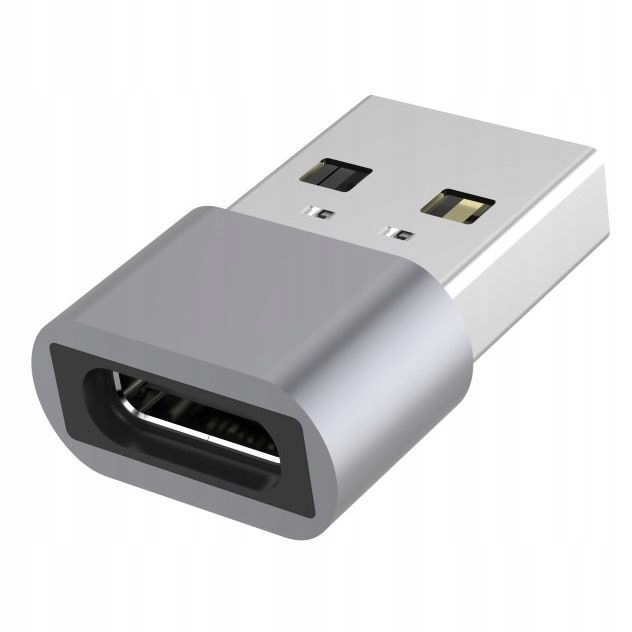 PremiumCord ADAPTER USB-C - USB 2.0 F/M type PRZEJŚCIÓWKA aluminiowa