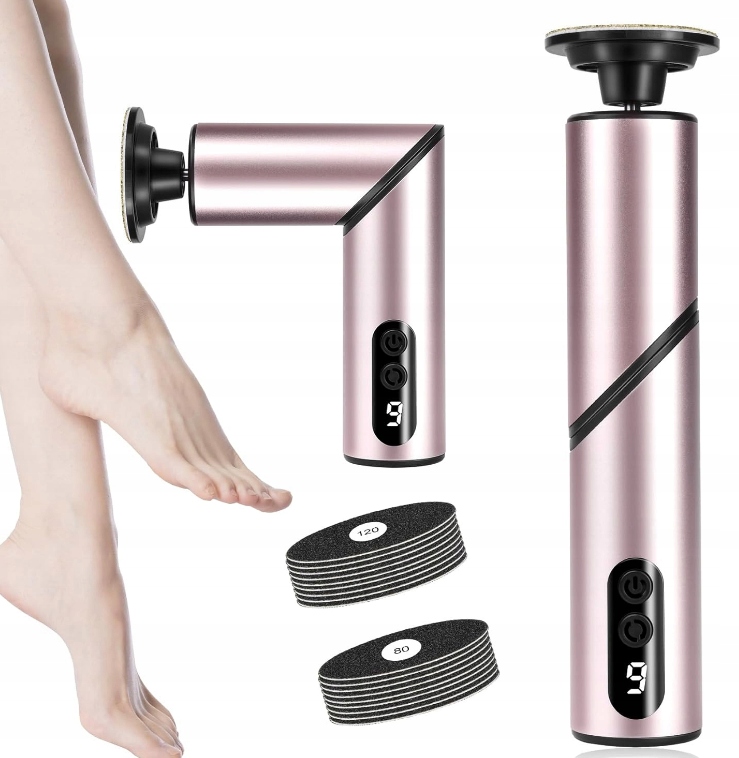 Pilník Na Nohy 9 Úrovní Nabíjení Usb Bezdrátový Bezpečný