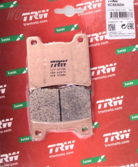 KLOCKI TYL TRW YAMAHA XVS1100 Drag Star Clas 00 07