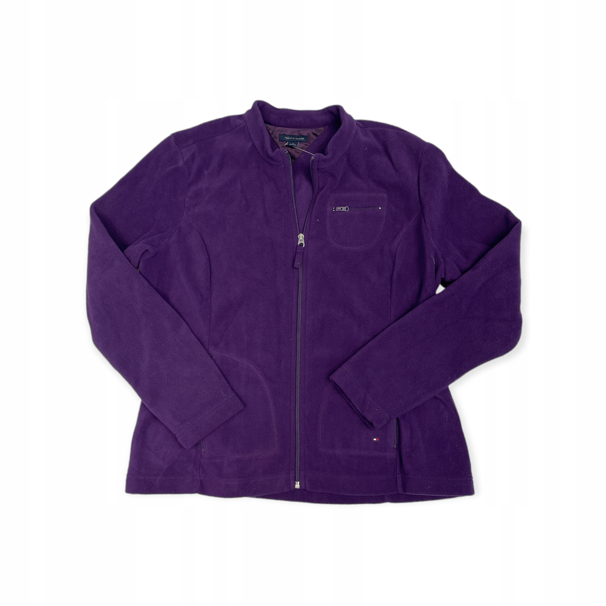 Rozepínací fialová mikina Tommy Hilfiger XL