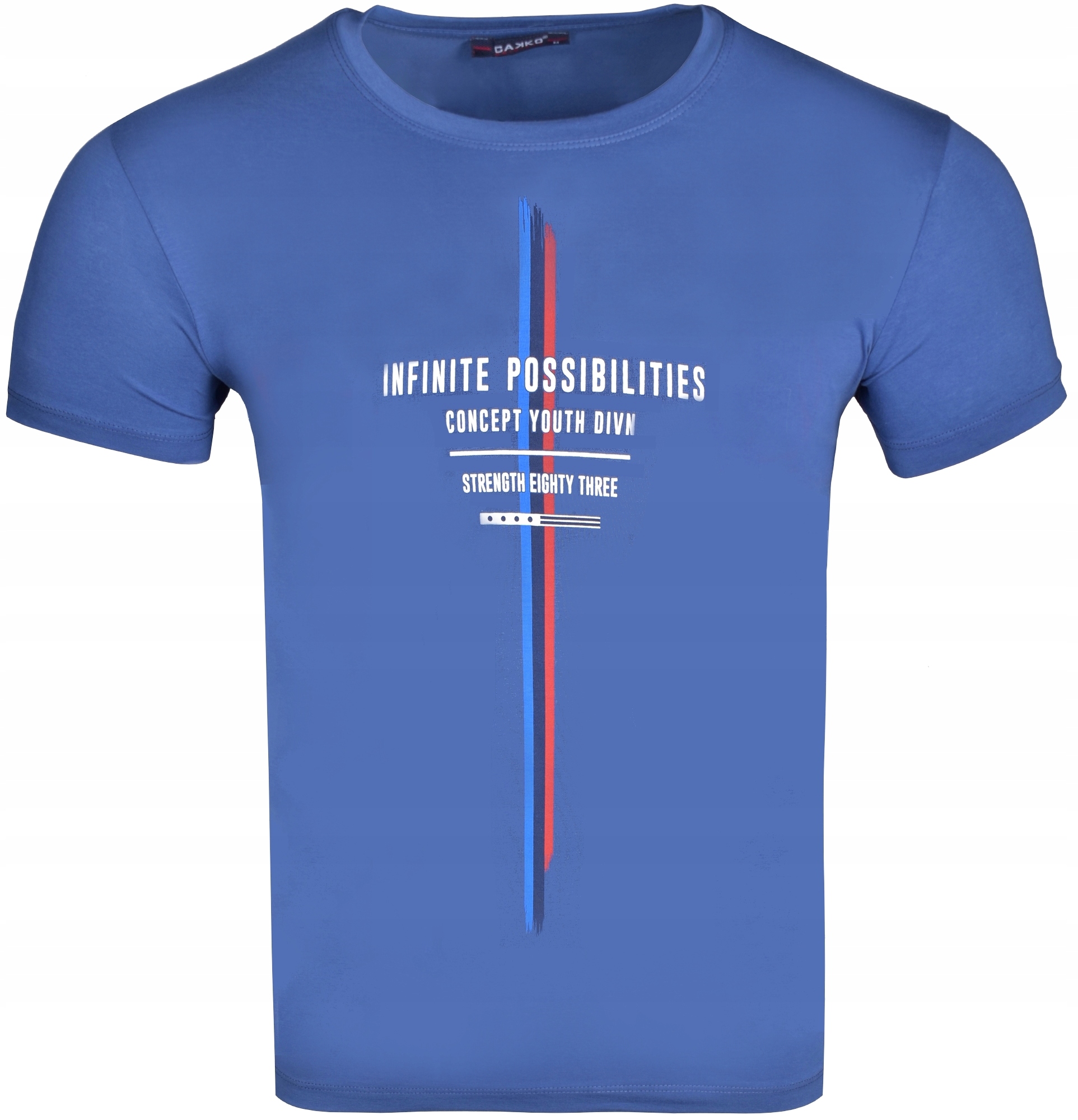 

T-shirt Męski Koszulka Elastyczna Print Jakość