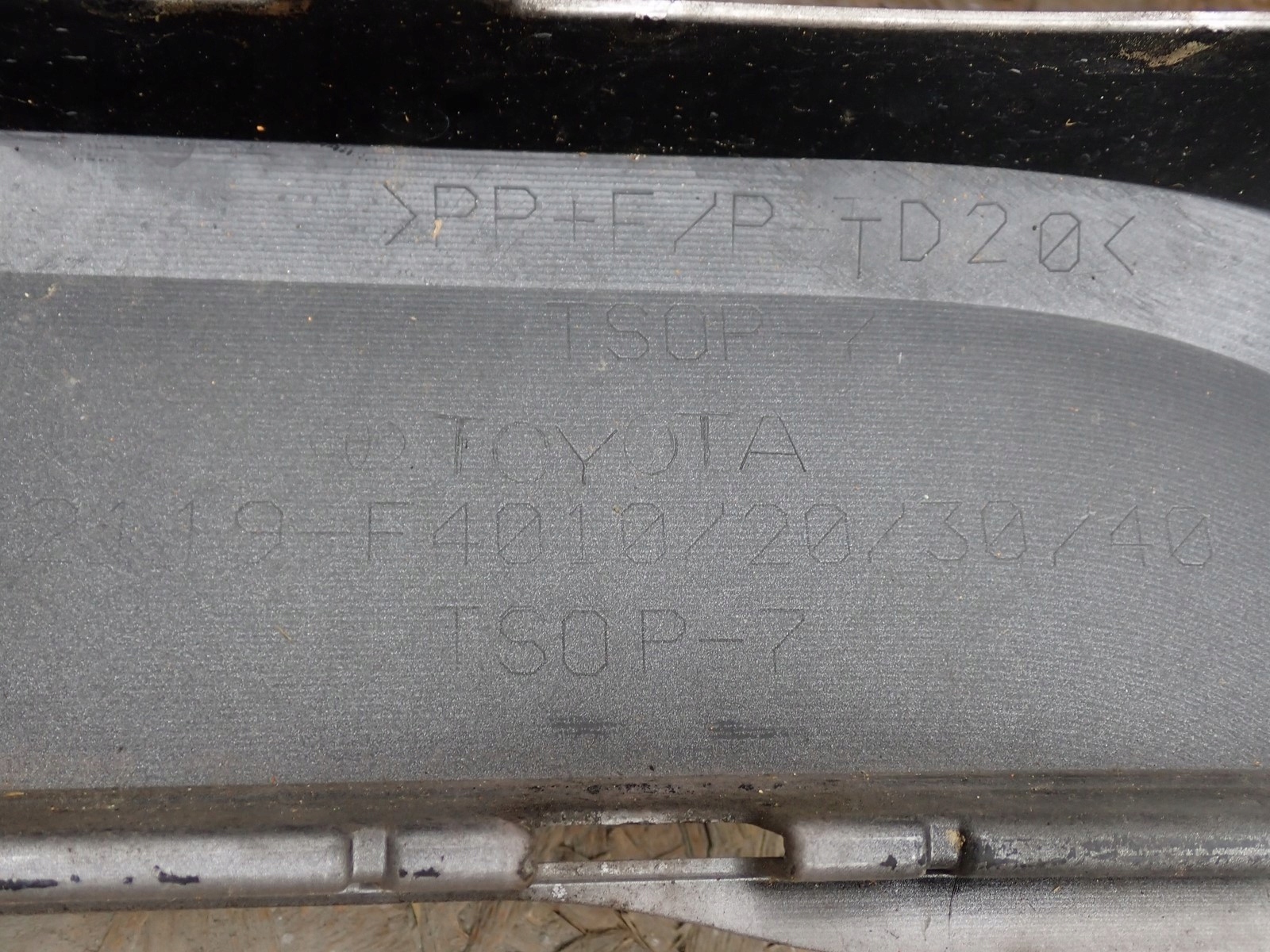 bumper front front TOYOTA CHR CH R C HR 2016