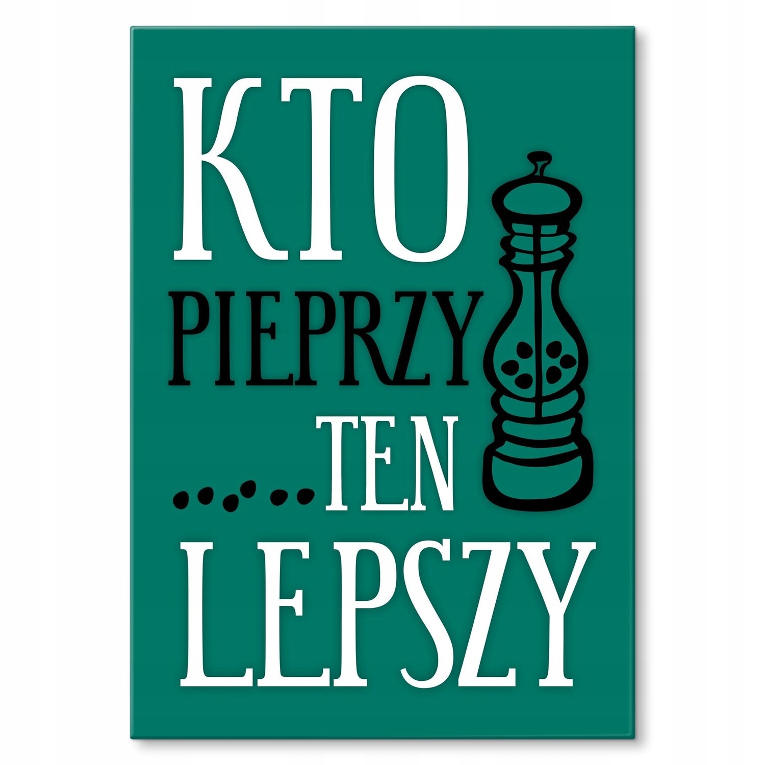 Kovový plakát Kdo , ten lepší Štítek Plech 30 x 42 cm Dárek