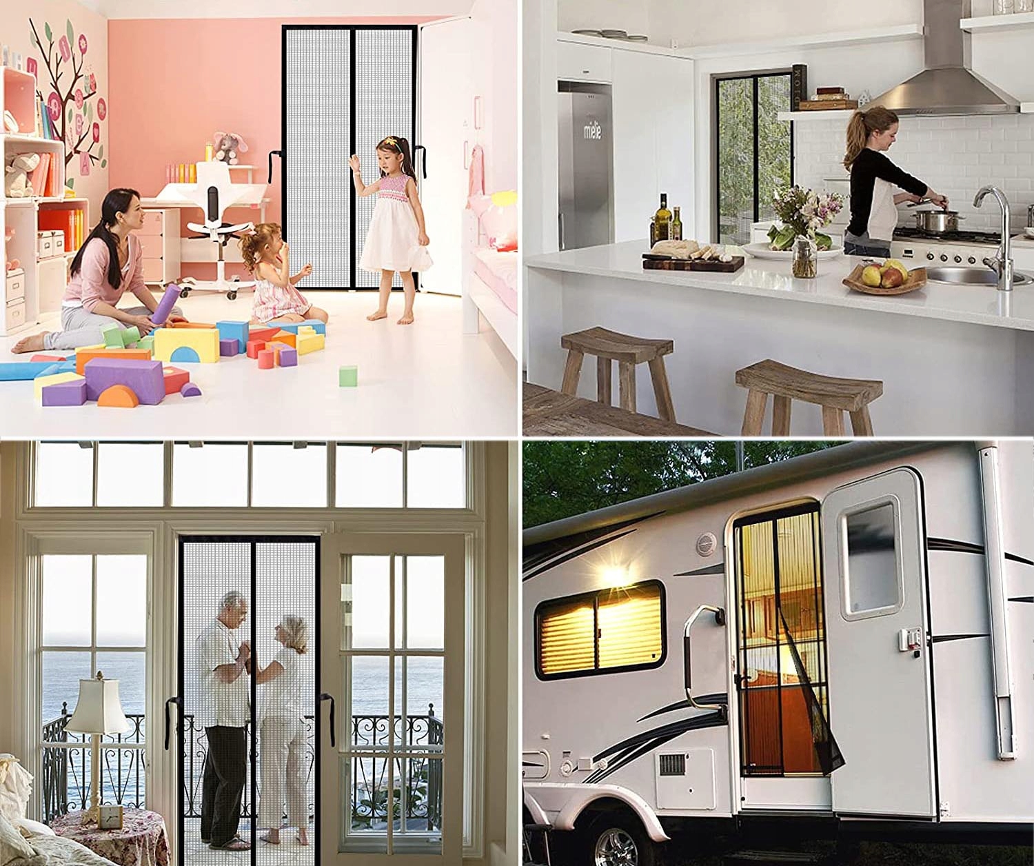 MOSKITIERA NA DRZWI BALKONOWE OKNO SIATKA RAMKA MAGNETYCZNA MOCNA 100x220cm EAN (GTIN) 5904517204393