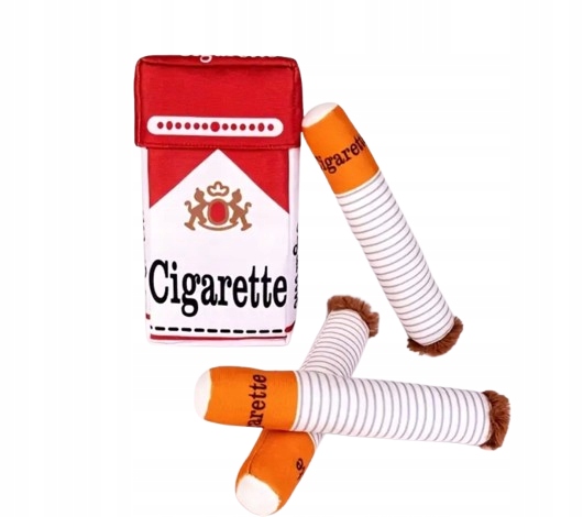 Levně Vtipná Hračka Pro Psy Pískací Hračka Balíček cigaret