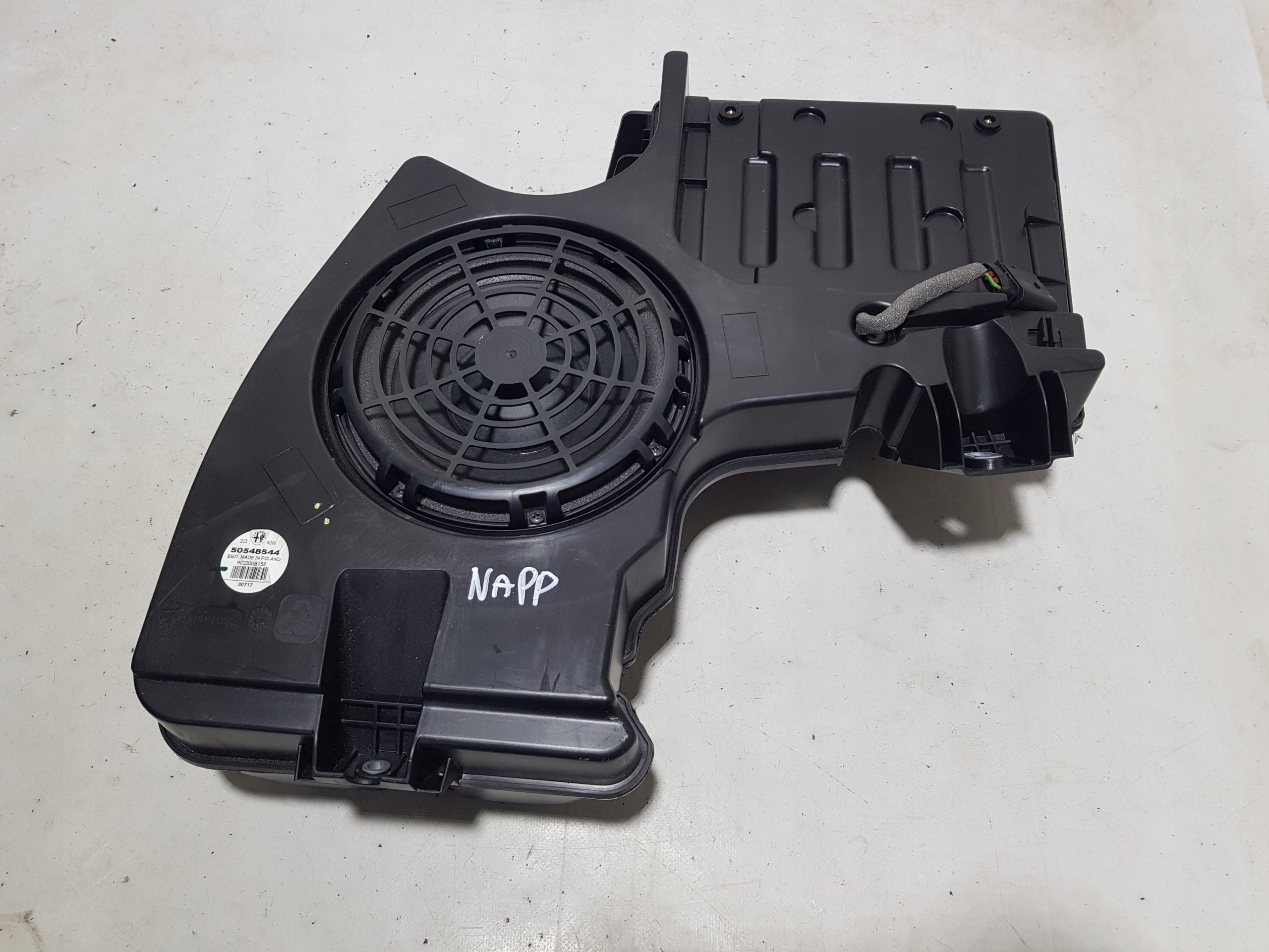 ALFA ROMEO STELVIO speaker SUBWOOFER 50548544