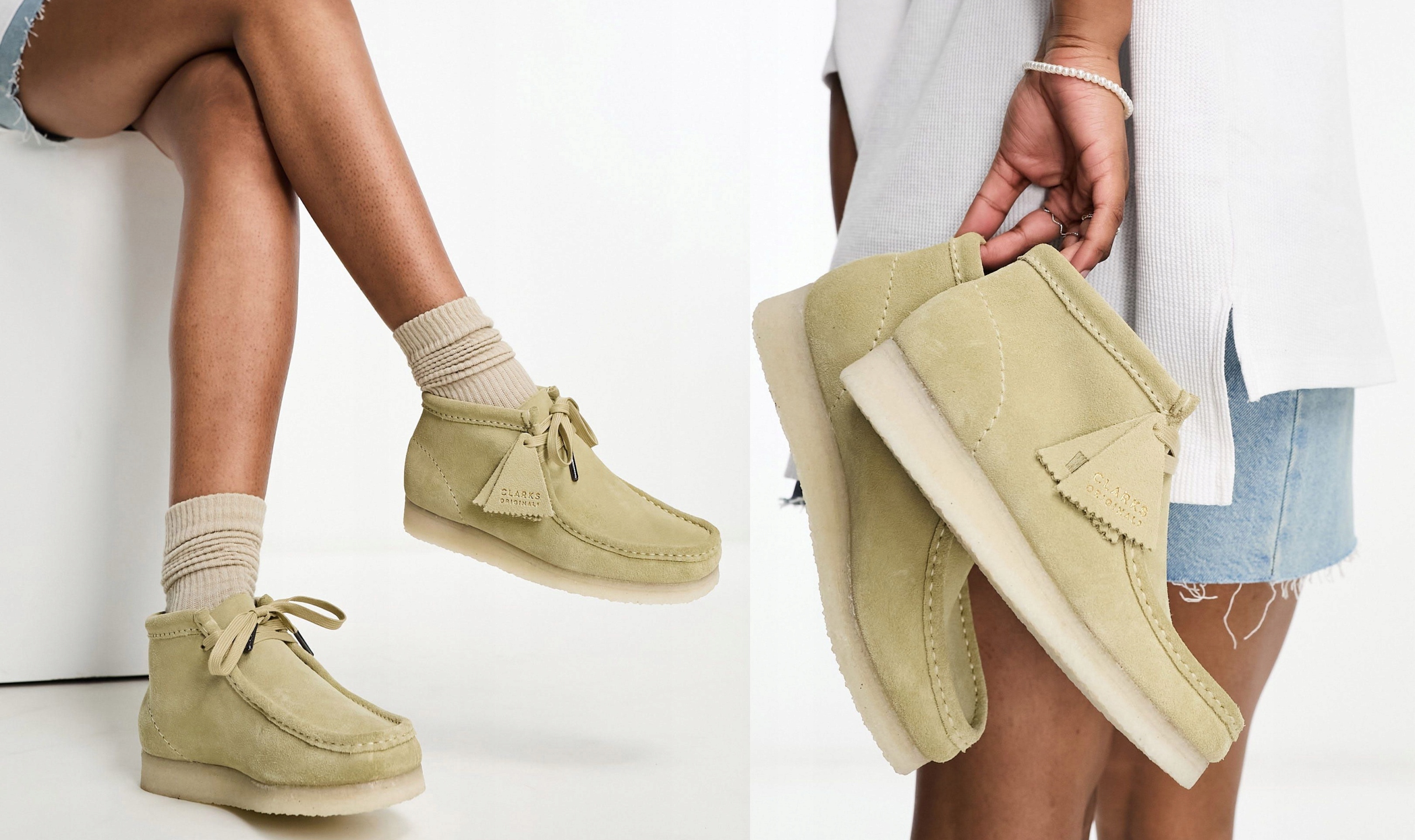 Clarks Originals Wallabee Boot Wm Moccasin damskie trzewiki sportowe 37.5