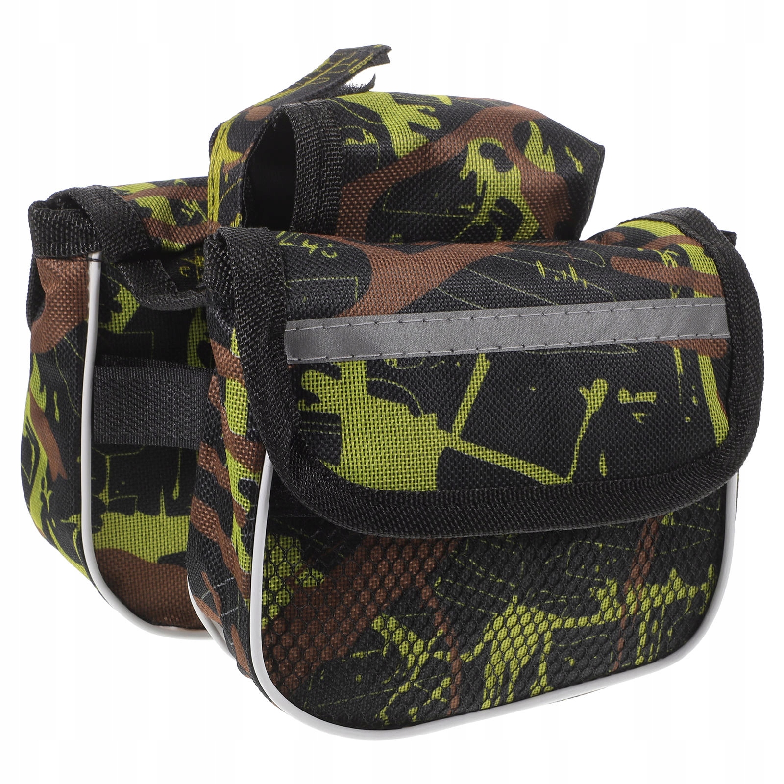 ВЕЛОСИПЕДНА СУМКА НА РАМУ З ПЕРЕДНІМ КРІПЛЕННЯМ І БІЧНИМИ КИШЕНЯМИ