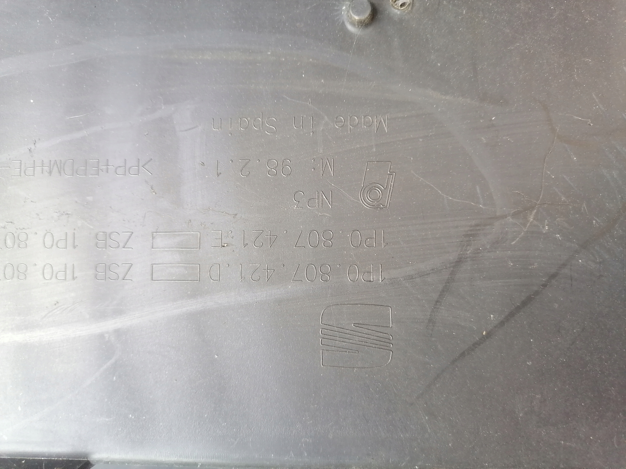 STOSSSTANGE HECK SEAT LEON II LIFT 09-12 1P0807421D
