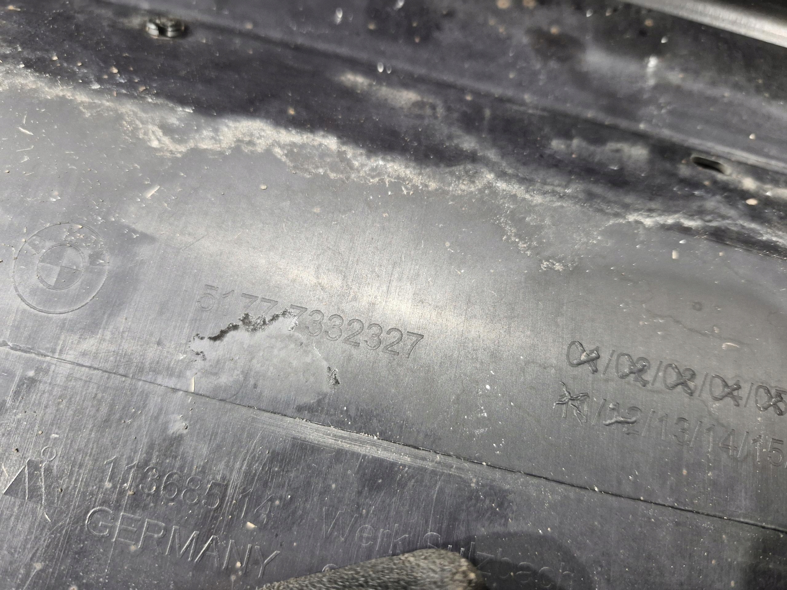 BMW X1 F48 moulding cap threshold left 7332321