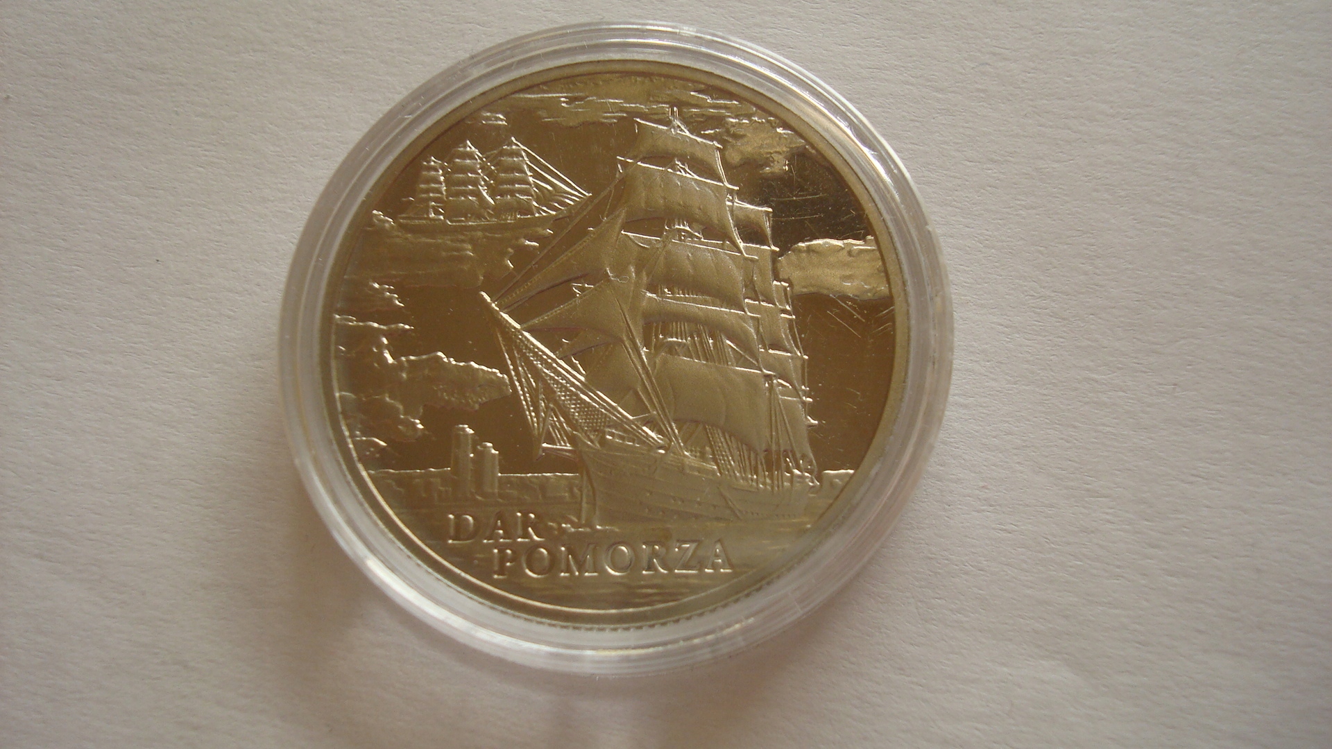 Moneta Białoruś 1 rubel 2009 Dar Pomorza