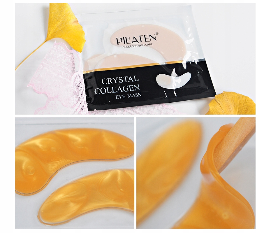 PILATEN PŁATKI KOLAGENOWE OCZY MASKA CRYSTAL 10SZT Typ skóry Do wszystkich typów skóry