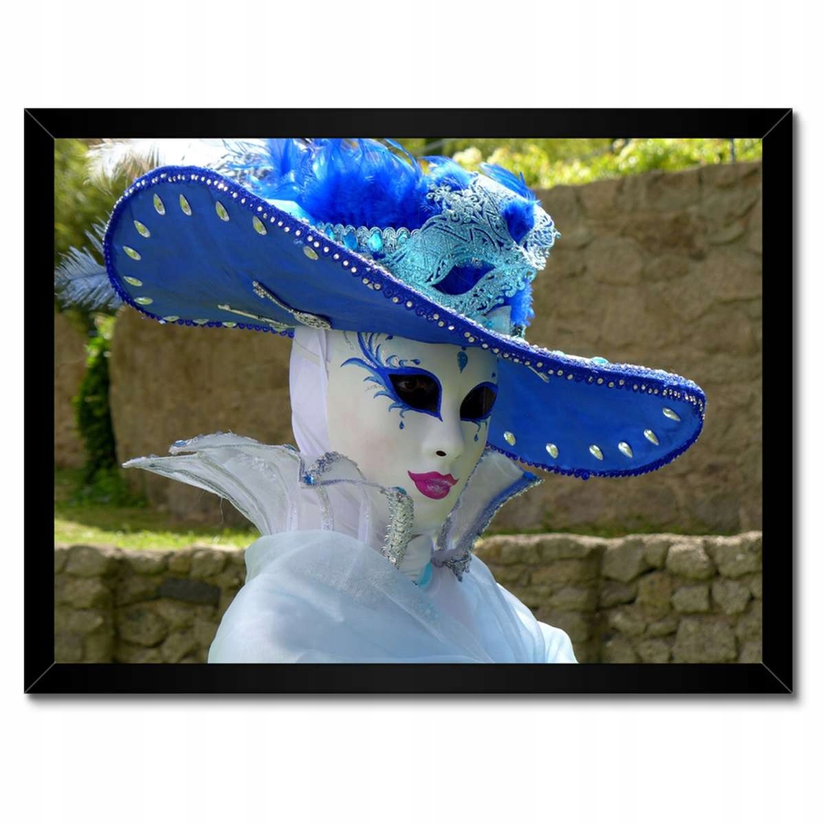 Plakáty v rámu 40x30 Benátky Karnevalový ples