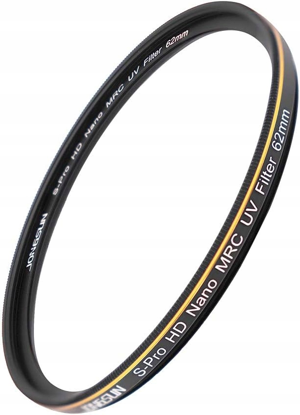 JONGSUN Filtr UV S-Pro HD Nano MRC Filtr ochrony kamery 62mm