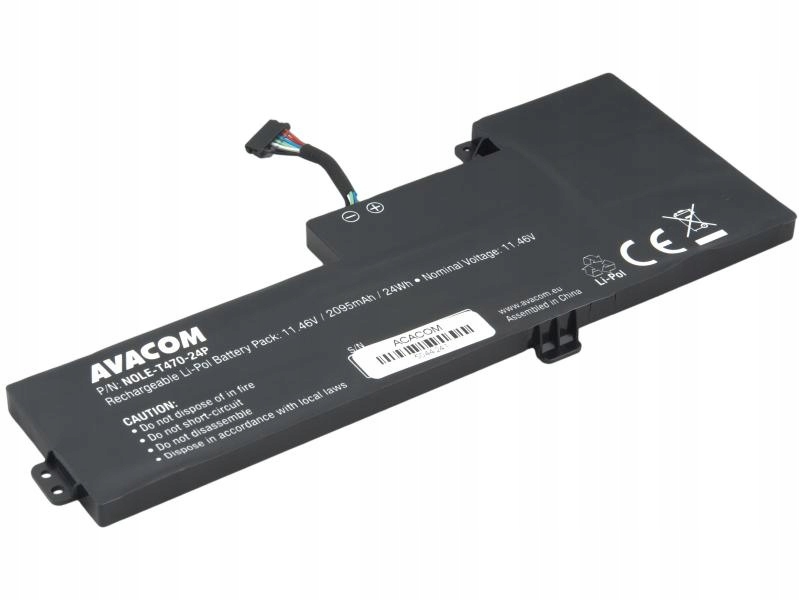 Lenovo ThinkPad T470, T480 Li-Pol 11,46 V 2095mAh 24Wh