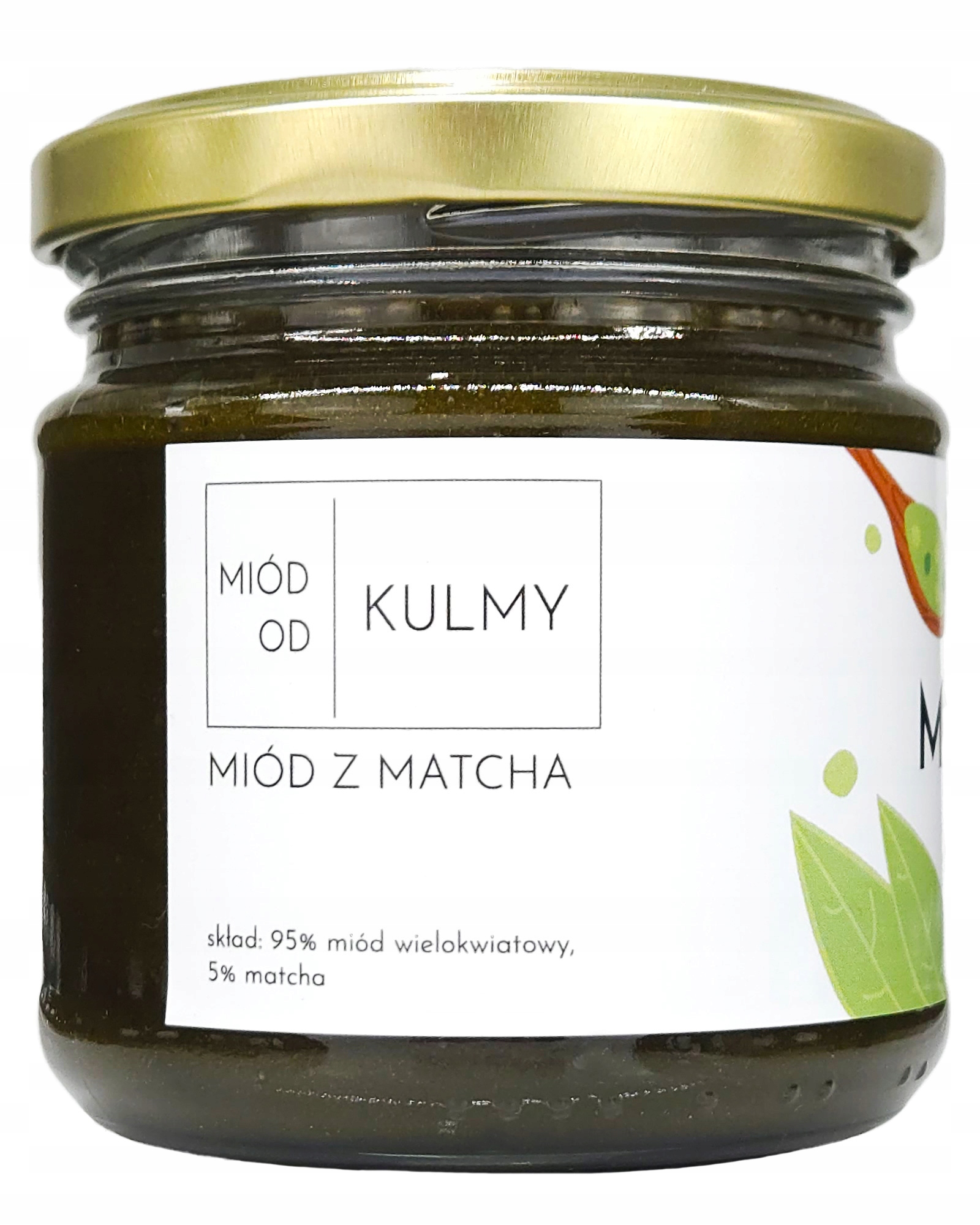 Levně 2x Med z matcha Superfood 200 g Miód od Kulmy