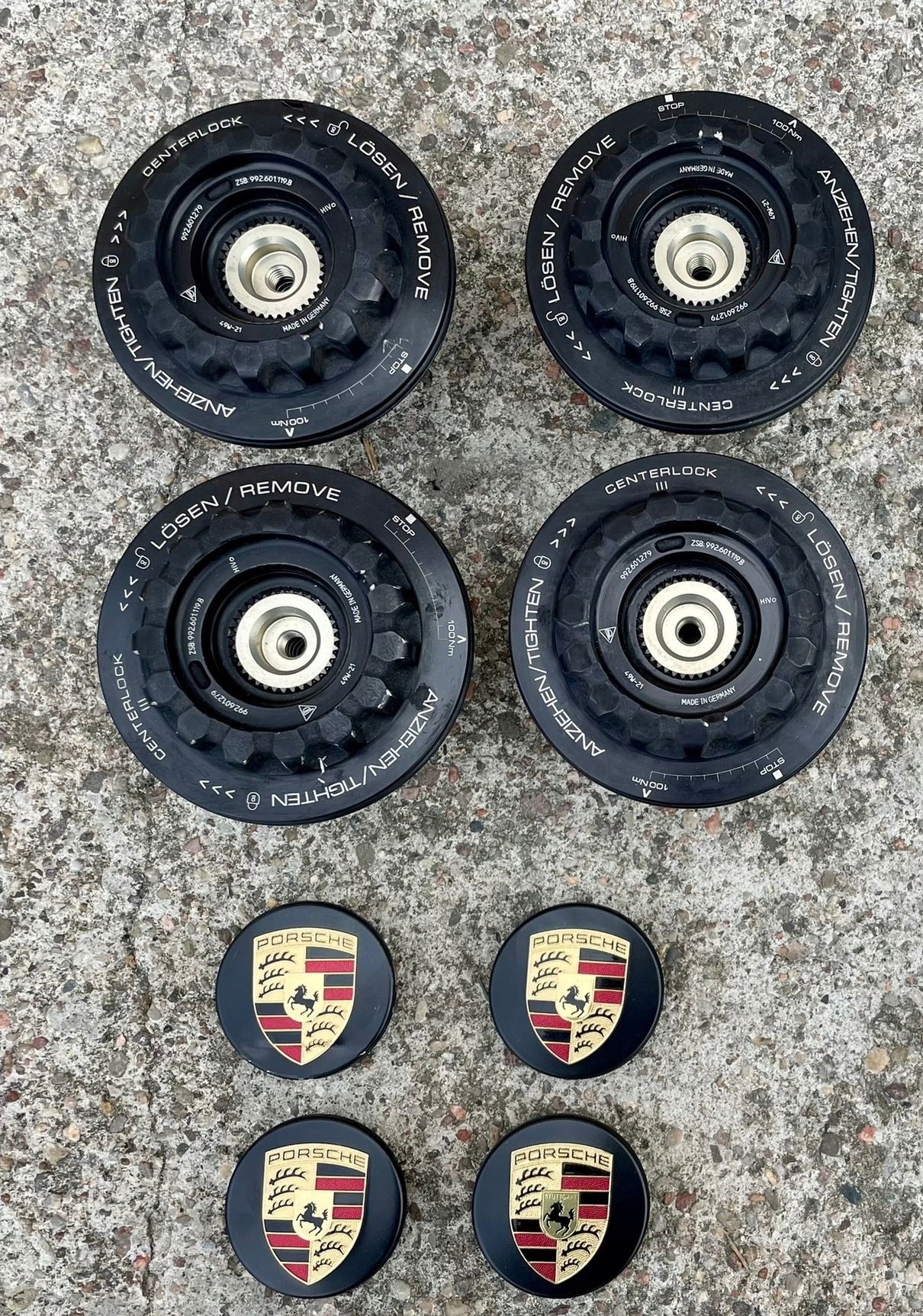 Porsche 992 болт гайка крышка колеса центральный замок