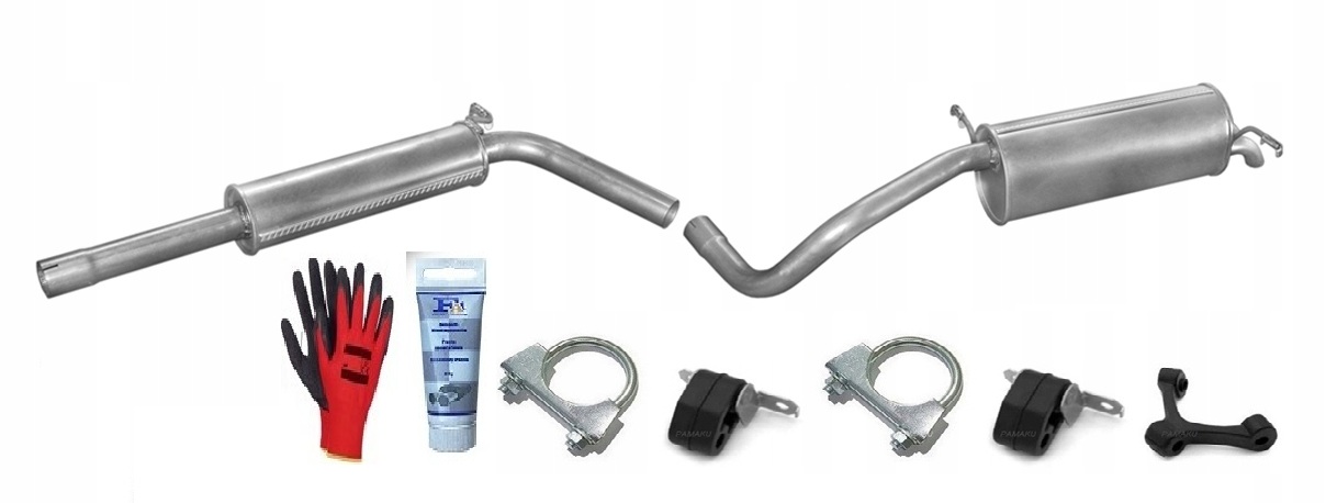 Škoda Fabia 1.9D 2.0 (1999-2008) Hatchback Sedan Sada Tlumičů sada bonus