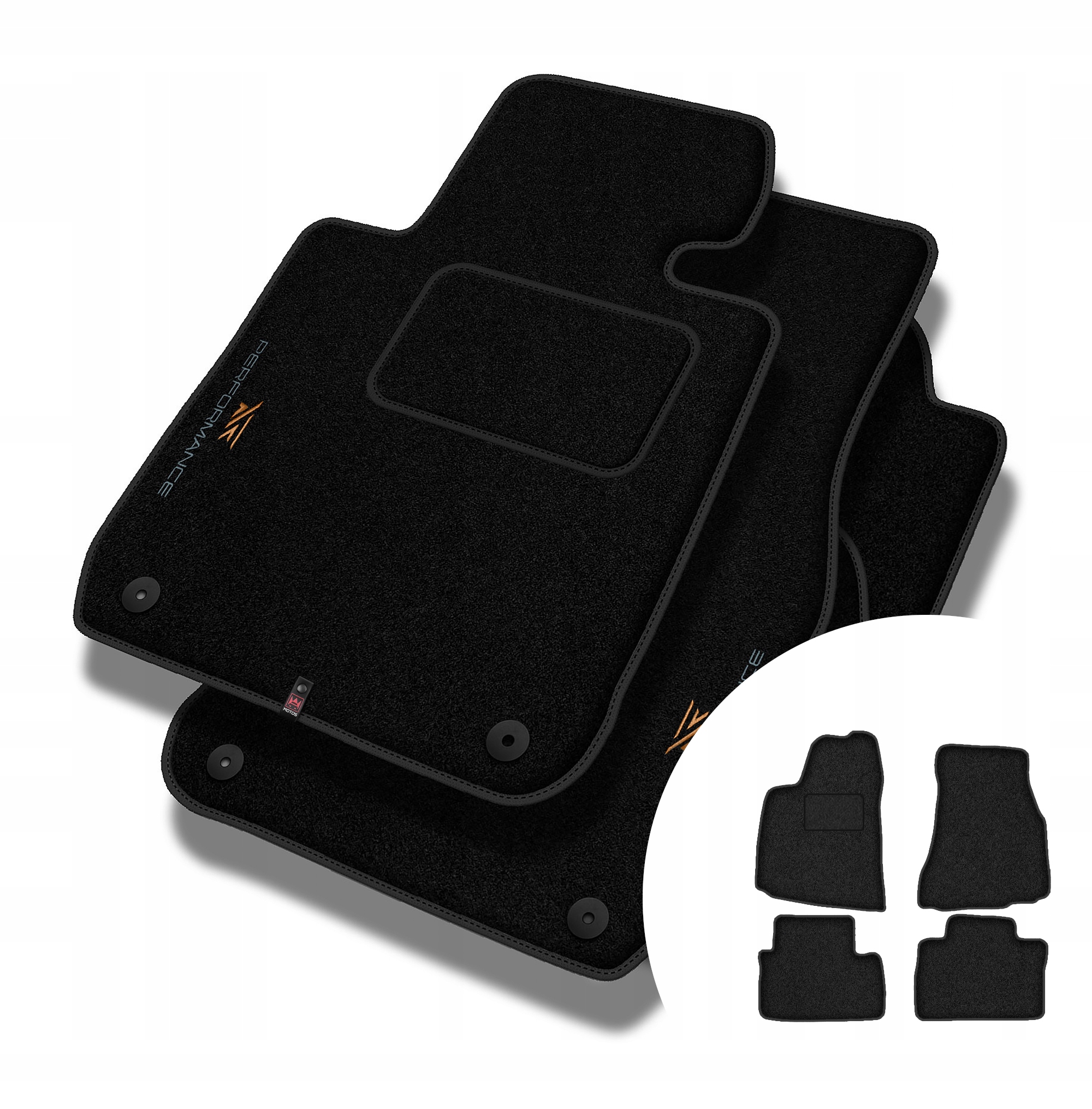 Velurové koberce Performance pro Chrysler 300C 2004-2010