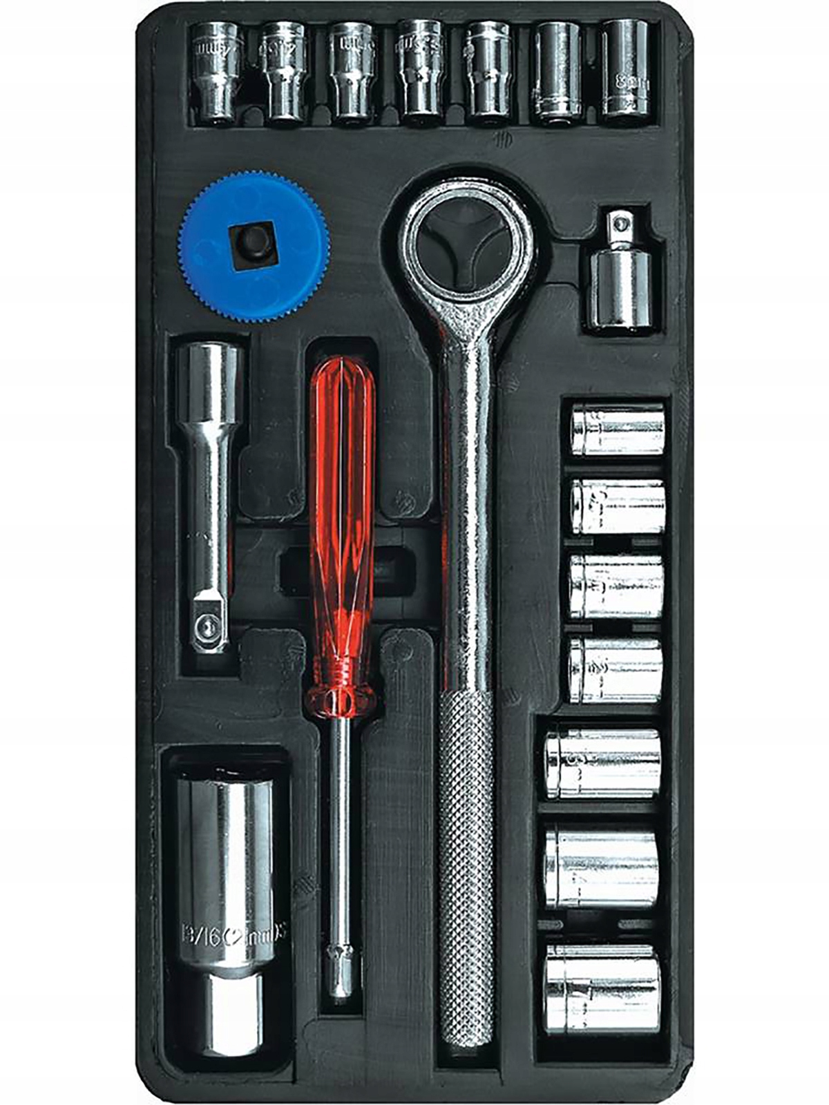 Zestaw Kluczy Nasadowych 20 szt. 3/8'' (4-17 mm) – Stal Węglowa