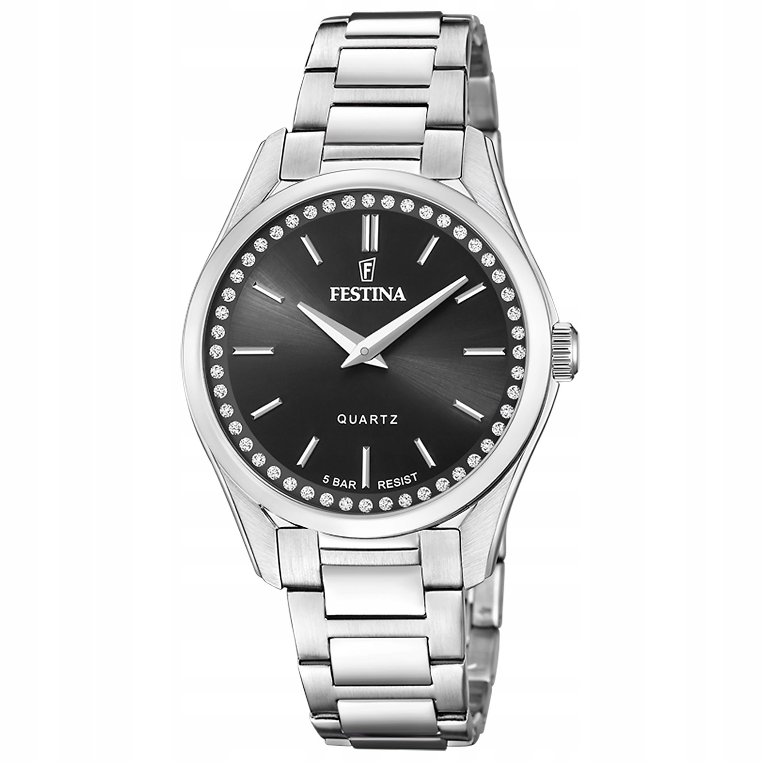 Dámské hodinky Festina F20583-4 Zirkony stříbrné