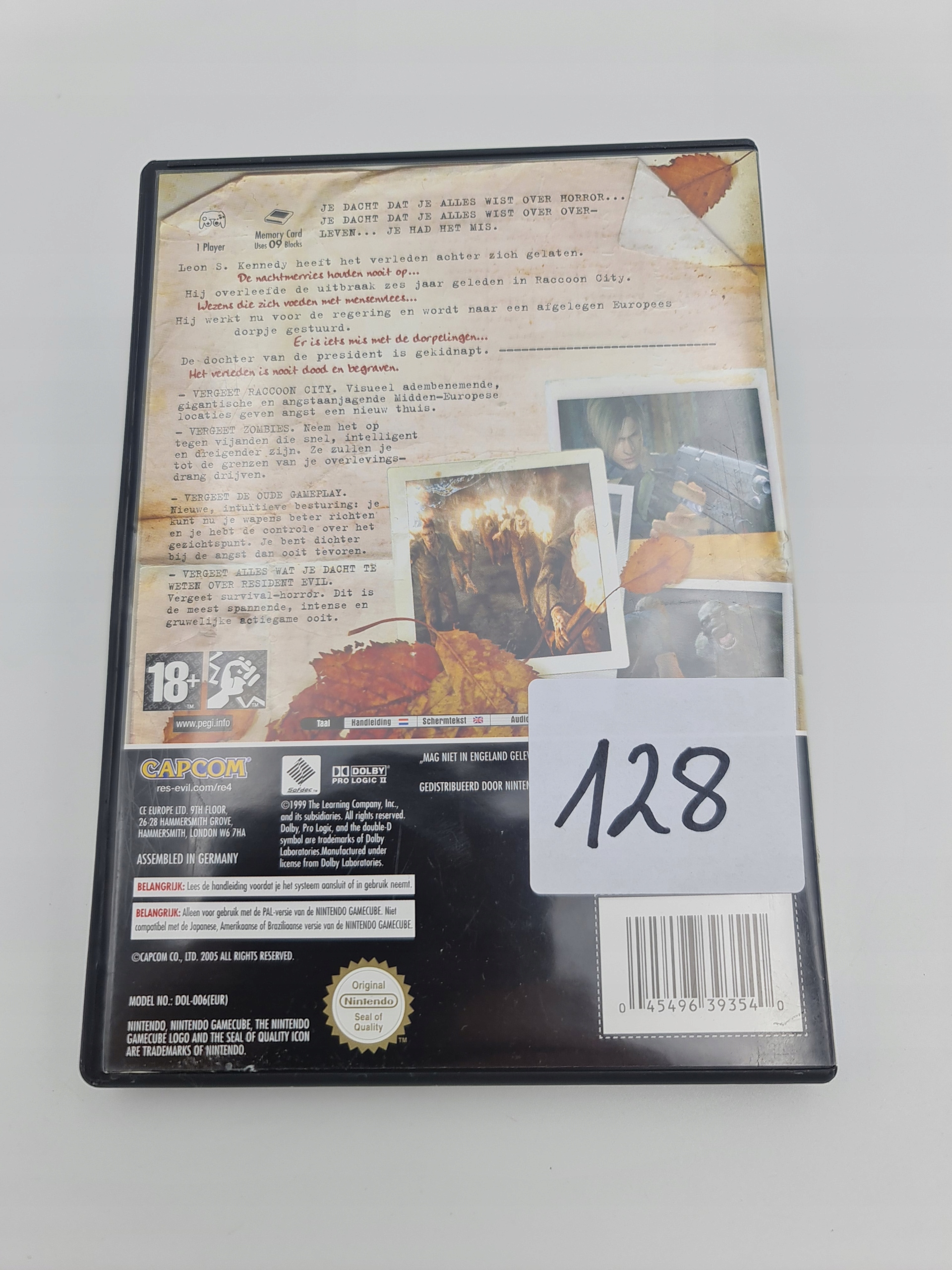 NINTENDO GAMECUBE RESIDENT EVIL 4 Platforma Nintendo GameCube