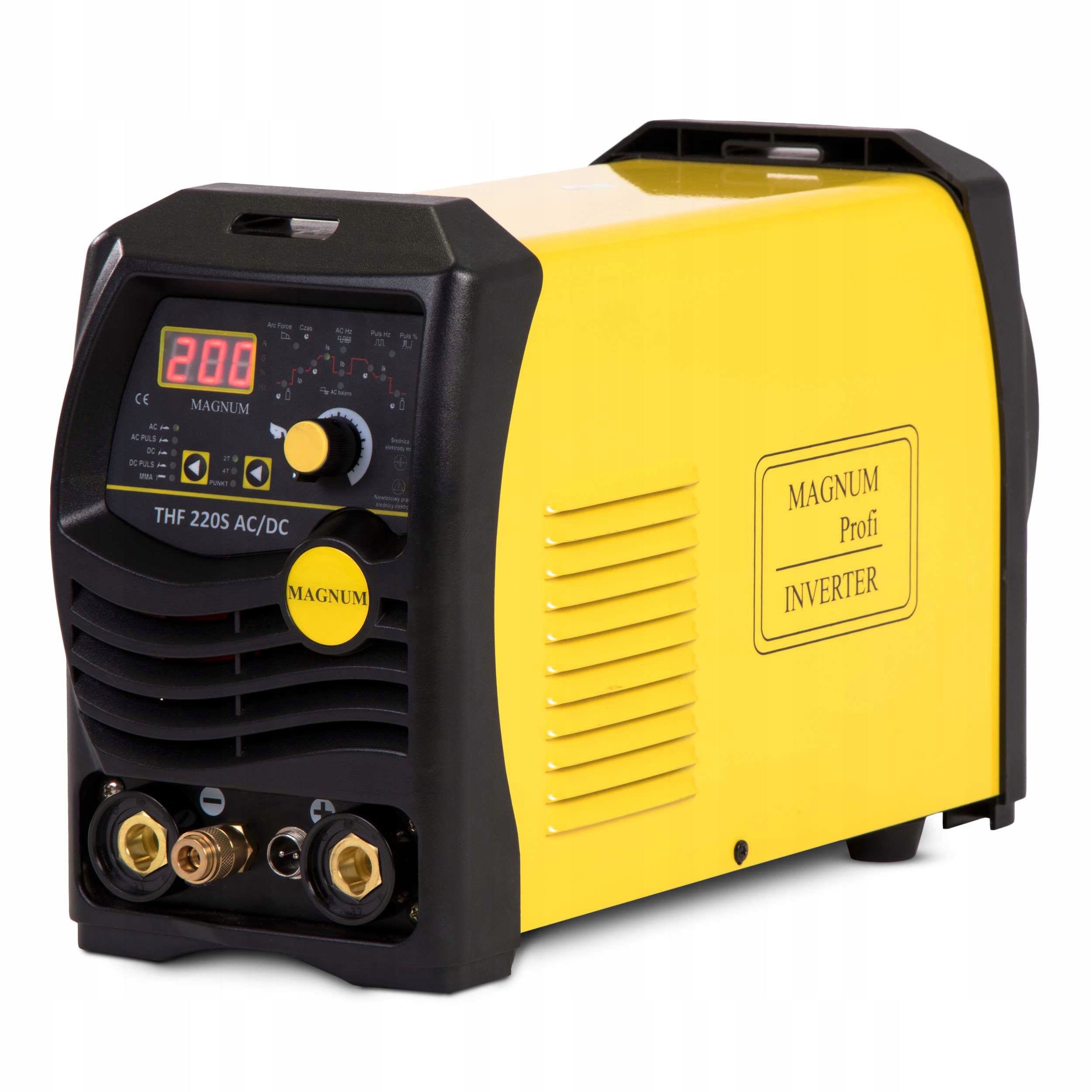 SPAWARKA INWERTOROWA INWERTER MAGNUM THF 220S AC/DC MMA TIG PULS 200A 230V Marka Magnum