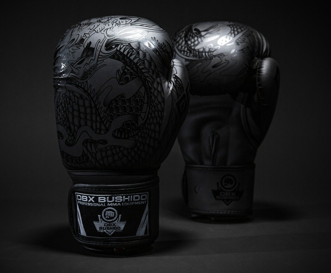 RĘKAWICE BOKSERSKIE SPARINGOWE TRENINGOWE BOKS BLACK DRAGON BUSHIDO 14 oz Marka DBX BUSHIDO