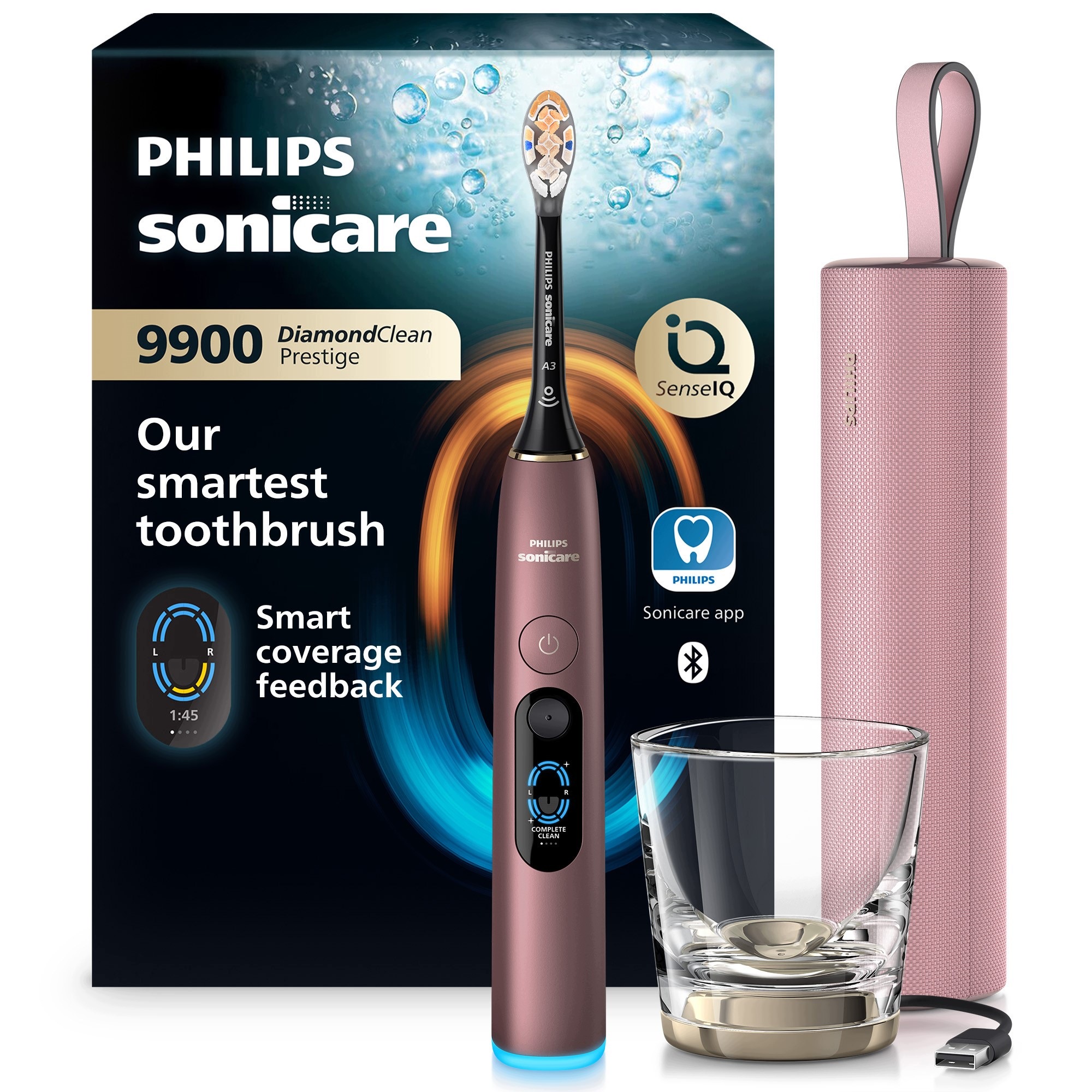Szczoteczka soniczna Philips Sonicare DiamondClean 9900 Prestige HX9813/95